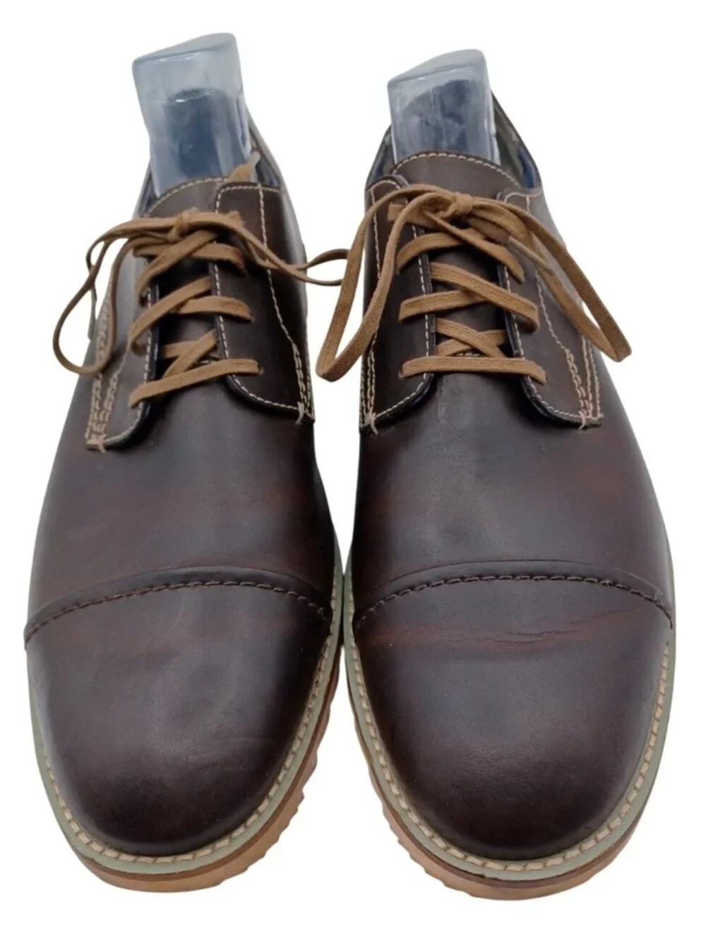 Mark Nason Skechers Men's 13 Faceit Chocolate Leather Men’s Oxford Dress Shoe